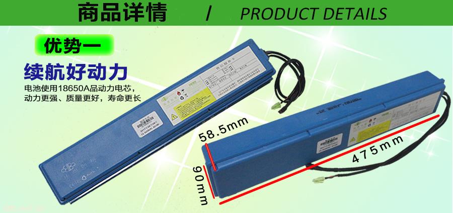 18650卓能新能源48V10ah大管电动车电池